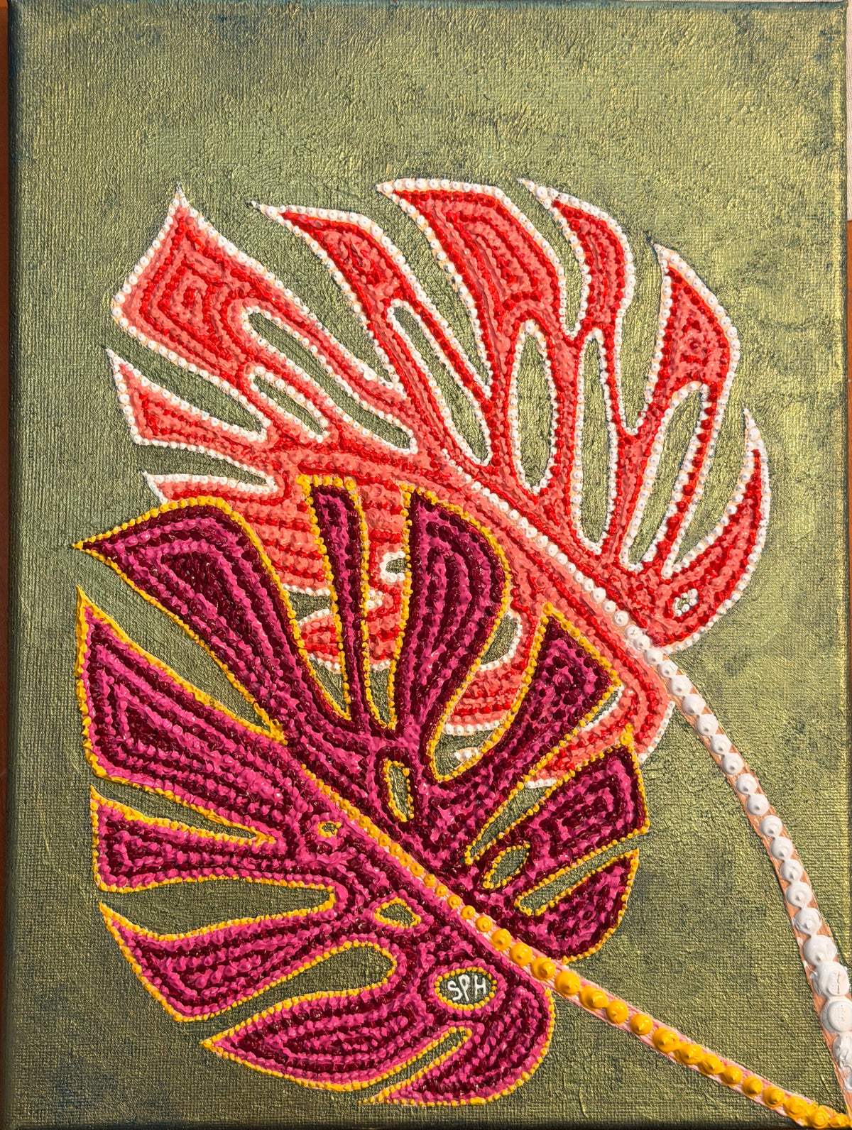 Touchy feely monstera